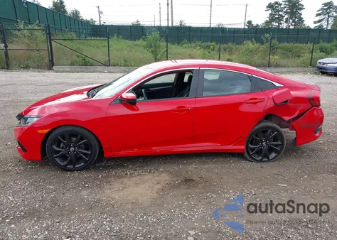 2021 Honda Civic Sport z USA, uszkodzony, nr VIN 2HGFC2F85MH516593